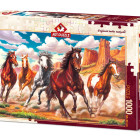 Puzzle - Art puzzle - Cavalli selvaggi nella valle