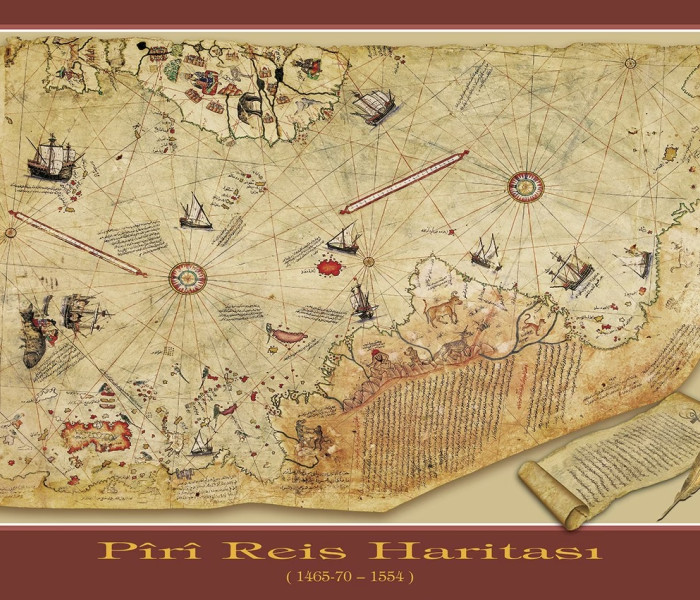 Puzzle - Art puzzle - Mappa del viaggio di Pîrî