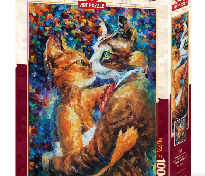 Puzzle - Art puzzle - Danza dei gatti innamorati