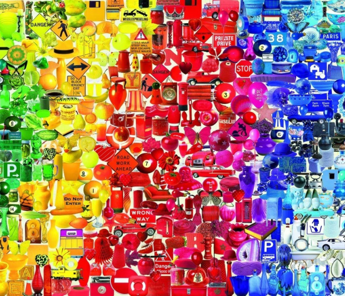 Puzzle - Bluebird - oggetti colorati