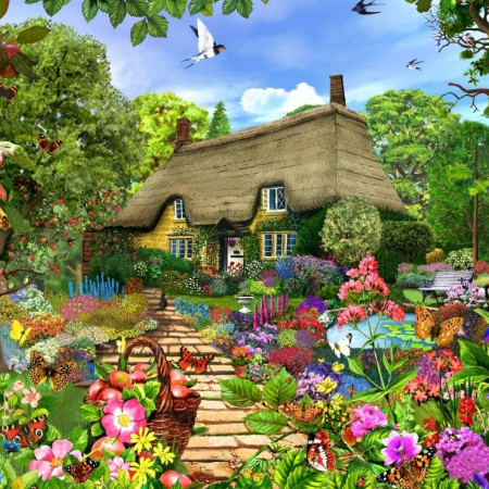 Casa di campagna inglese con giardino