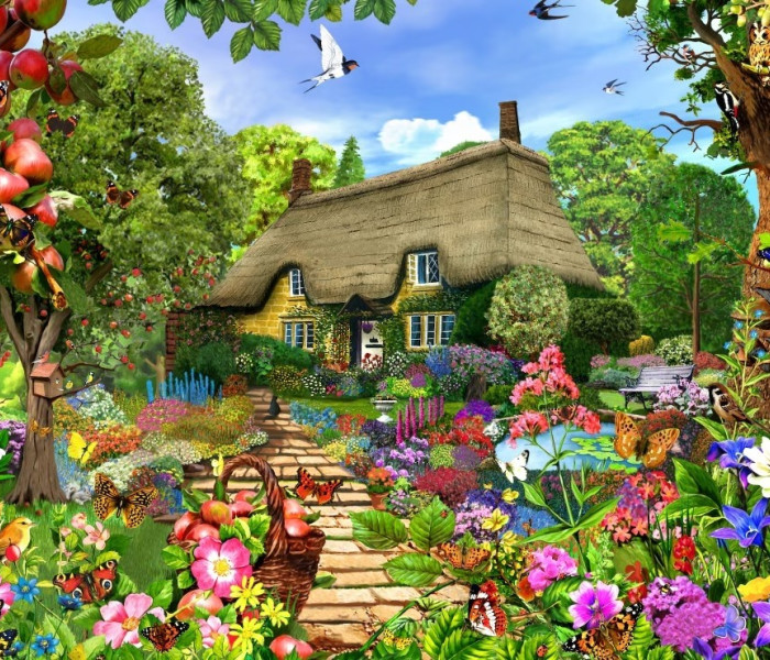 Puzzle - Bluebird - Casa di campagna inglese con giardino