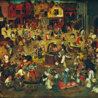 Puzzle - Bluebird - La lotta tra Carnevale e Quaresima, 1559