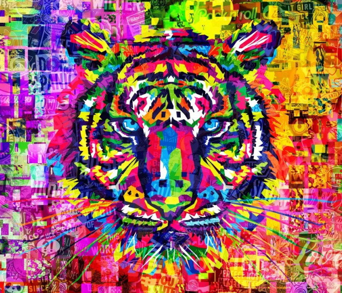 Puzzle - Bluebird - Tigre colorata