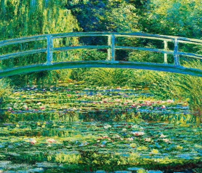 Puzzle - Bluebird - Uno stagno con ninfee, 1899