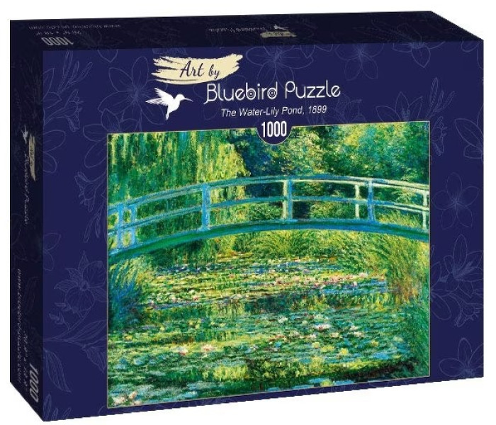 Puzzle - Bluebird - Uno stagno con ninfee, 1899
