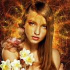 Puzzle - Bluebird - Donna dei fiori