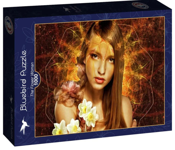 Puzzle - Bluebird - Donna dei fiori