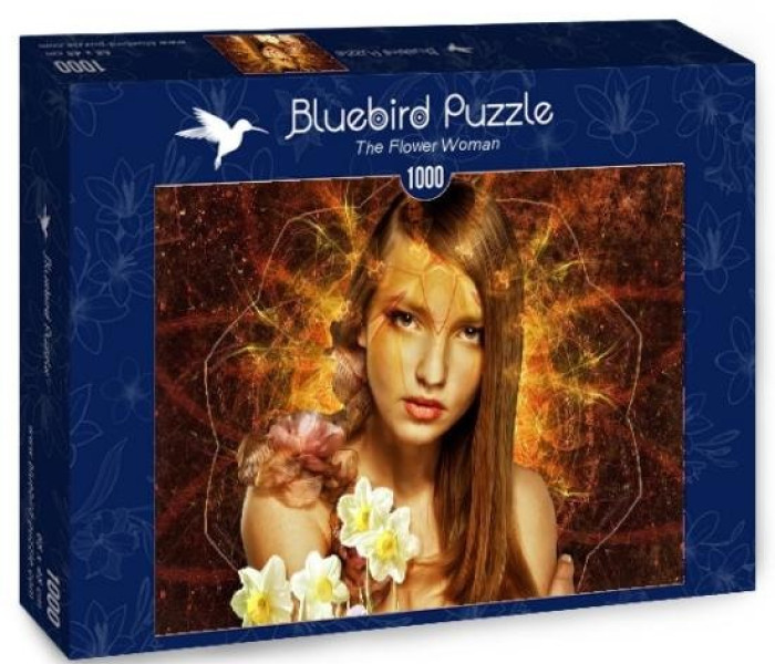 Puzzle - Bluebird - Donna dei fiori