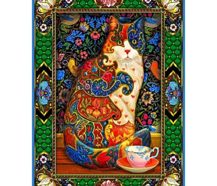 Puzzle - Bluebird - Gatto dipinto