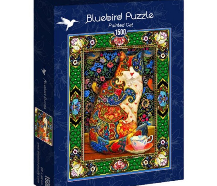 Puzzle - Bluebird - Gatto dipinto