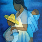 Puzzle - Bluebird - Madre con bambini, 1973