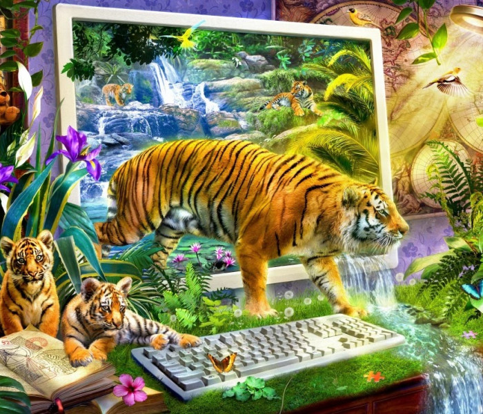 Puzzle - Bluebird - La tigre rianimata