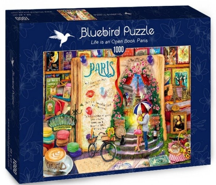 Puzzle - Bluebird - Parigi - La vita è un libro aperto