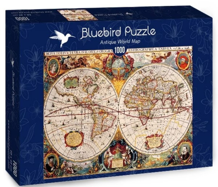 Puzzle - Bluebird - Mappa del mondo antico