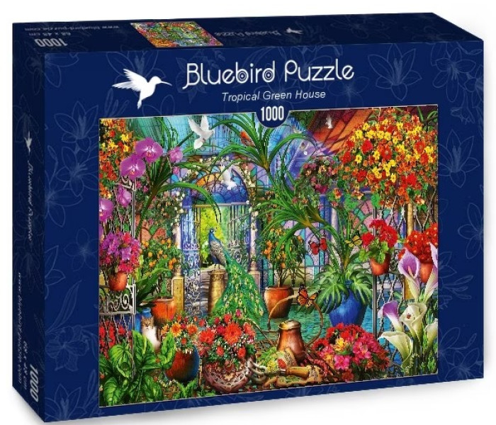 Puzzle - Bluebird - serra tropicale