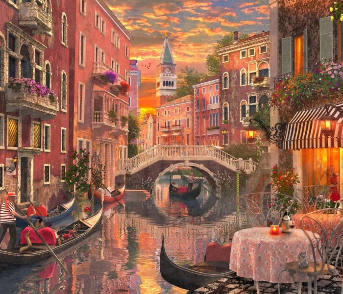 Puzzle - Bluebird - Tramonto a Venezia