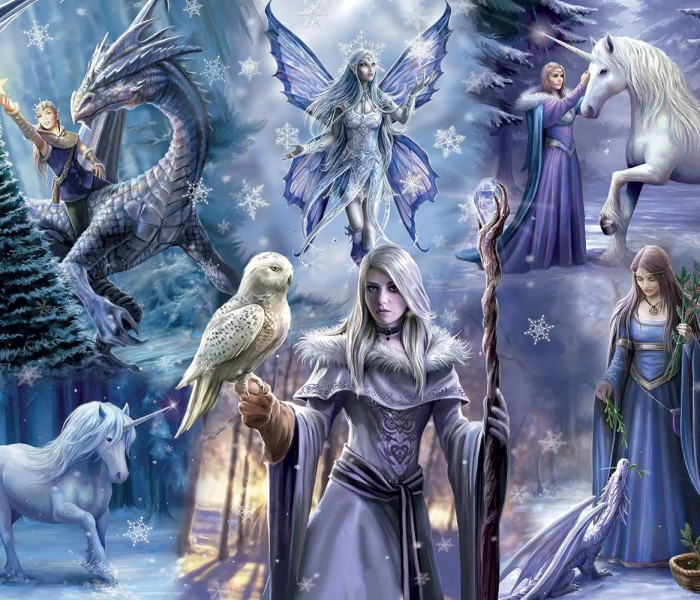 Puzzle - Bluebird - Fantasia invernale