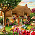 Puzzle - Bluebird - Cottage con tetto di paglia