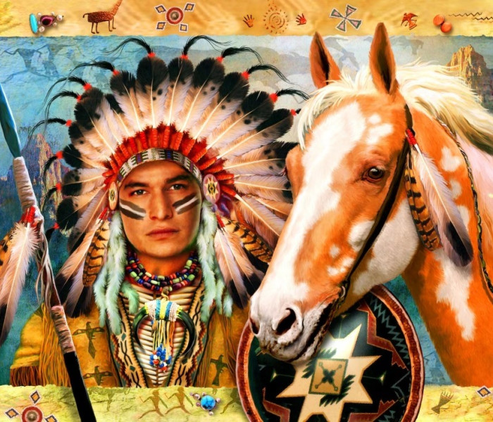 Puzzle - Bluebird - Capo indiano