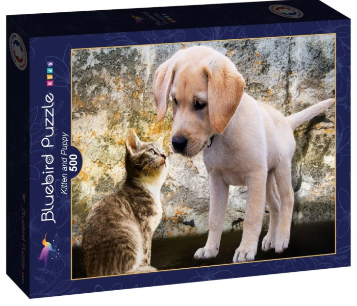 Puzzle - Bluebird - Gattino e cucciolo
