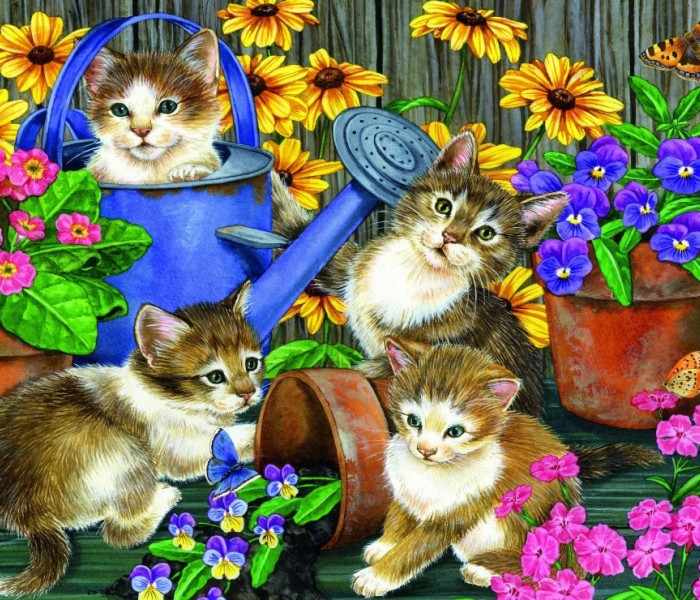 Puzzle - Bluebird - Malizia in giardino