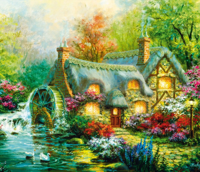 Puzzle - Bluebird - Riposo in campagna