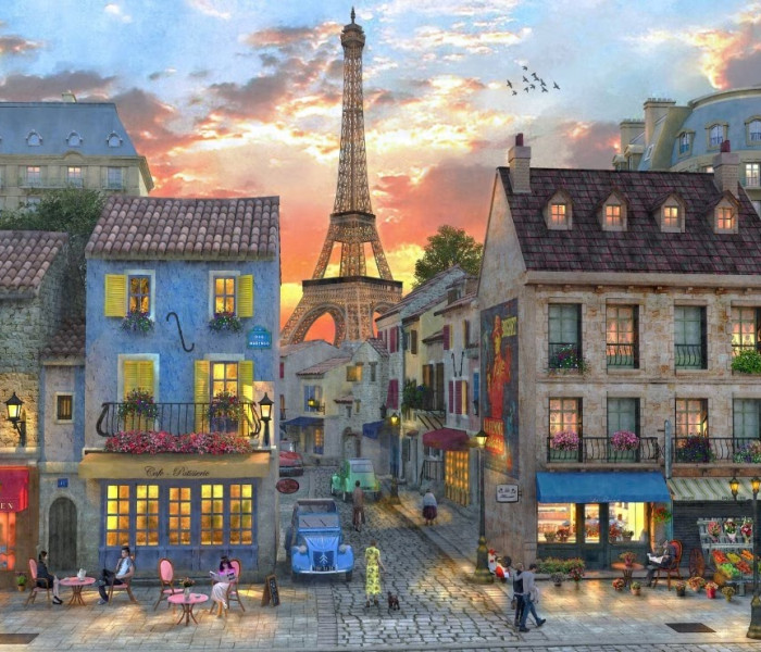 Puzzle - Bluebird - Strade di Parigi