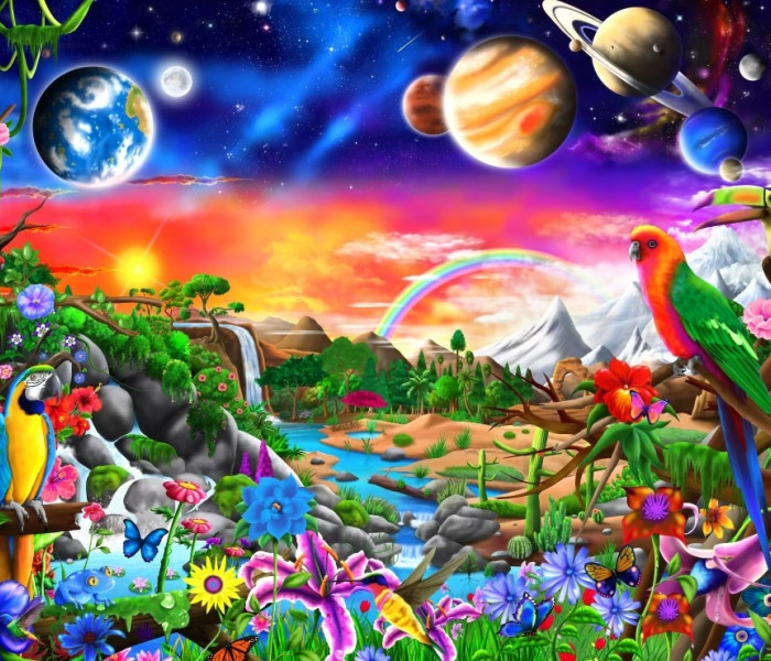 Puzzle - Bluebird - Paradiso spaziale