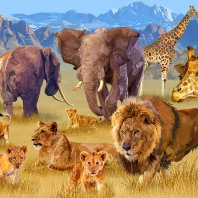 Animali che vivono nella savana