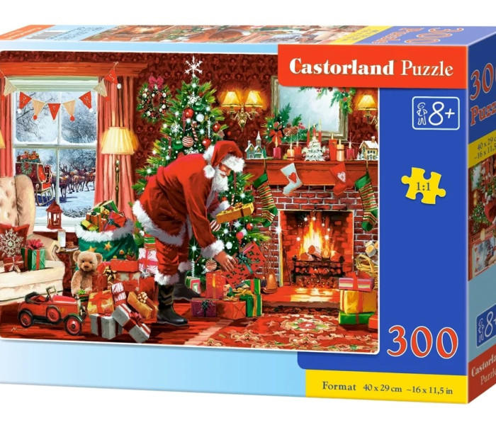Puzzle - Castorland - Consegna speciale di Babbo Natale