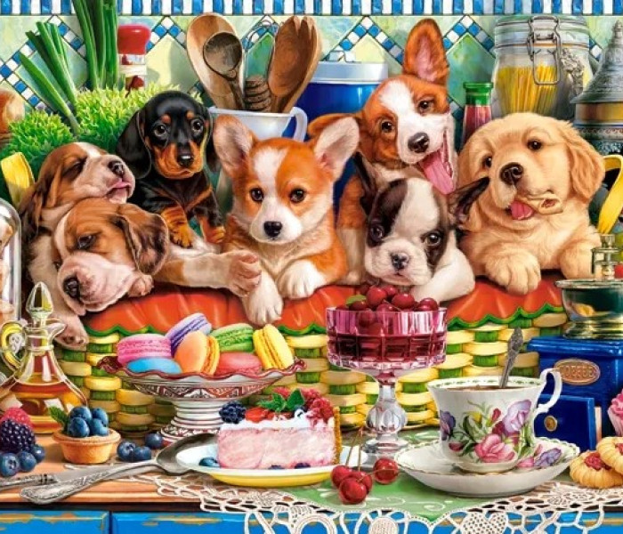 Puzzle - Castorland - Dessert per cuccioli