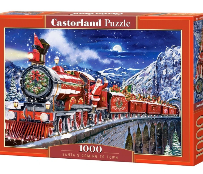 Puzzle - Castorland - Babbo Natale arriva in città