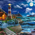 Puzzle - Castorland - Notte dei marinai