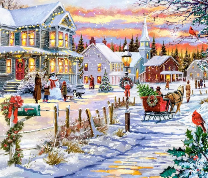 Puzzle - Castorland - L albero di Natale sta arrivando