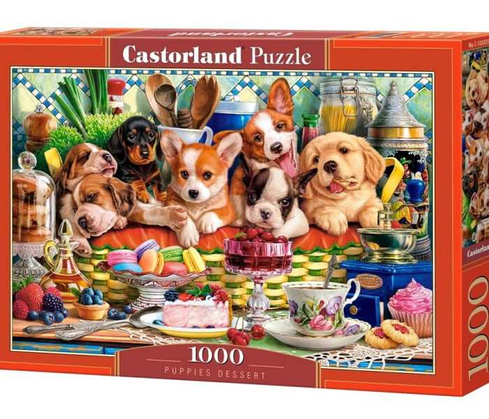 Puzzle - Castorland - Dessert per cuccioli