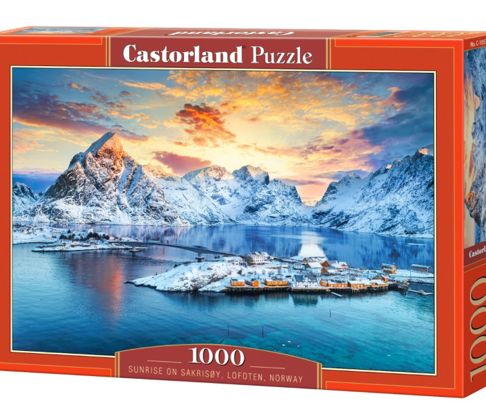 Puzzle - Castorland - Alba su Sakrisøy, Lofoten, Norvegia