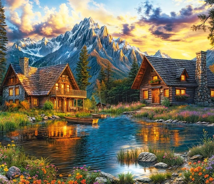 Puzzle - Castorland - Sera d estate