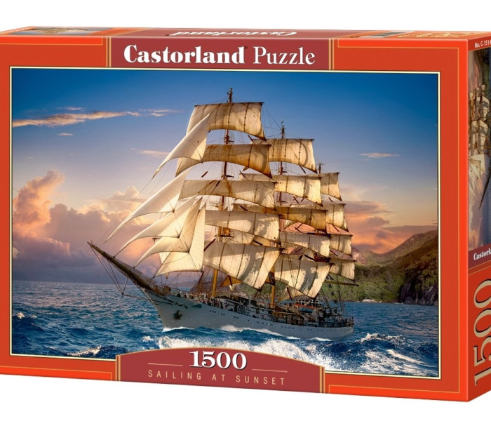 Puzzle - Castorland - Navigando al tramonto