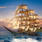 Puzzle - Castorland - Navigando al tramonto