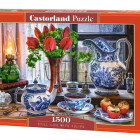 Puzzle - Castorland - Natura morta con tulipani
