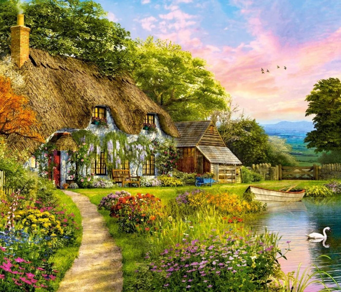 Puzzle - Castorland - Cottage di campagna
