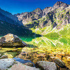 Puzzle - Castorland - Alba a Morskie Oko, Tatra, Polonia