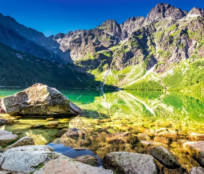 Puzzle - Castorland - Alba a Morskie Oko, Tatra, Polonia