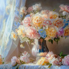 Puzzle - Castorland - Peonie pastello