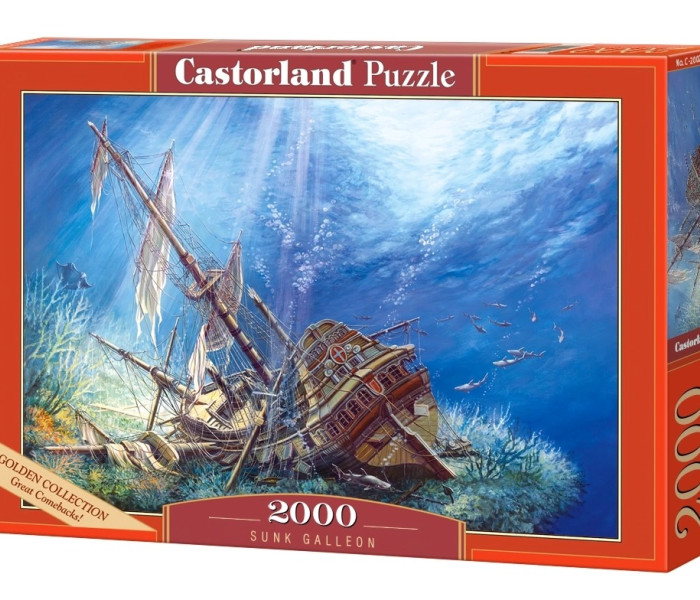 Puzzle - Castorland - Galeone affondato