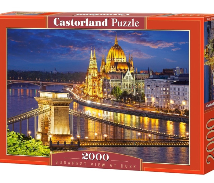 Puzzle - Castorland - Vista di Budapest al tramonto