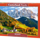 Puzzle - Castorland - Chiesa di Santa Maddalena, Dolomiti