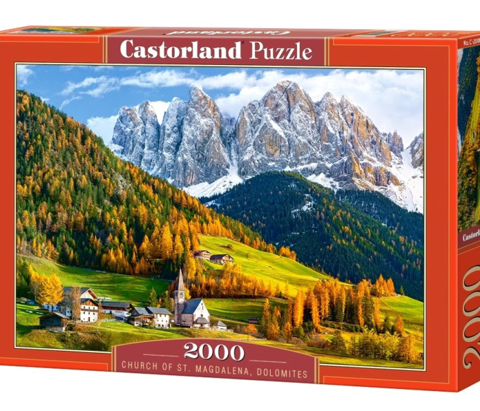 Puzzle - Castorland - Chiesa di Santa Maddalena, Dolomiti