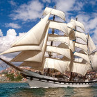 Puzzle - Castorland - Nave alta che lascia il porto